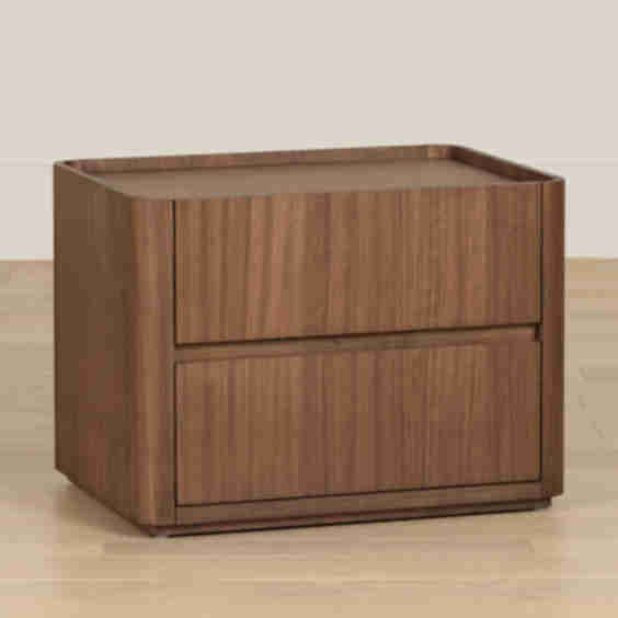 Nomad Mid Tone 2 Drawer Nightstand