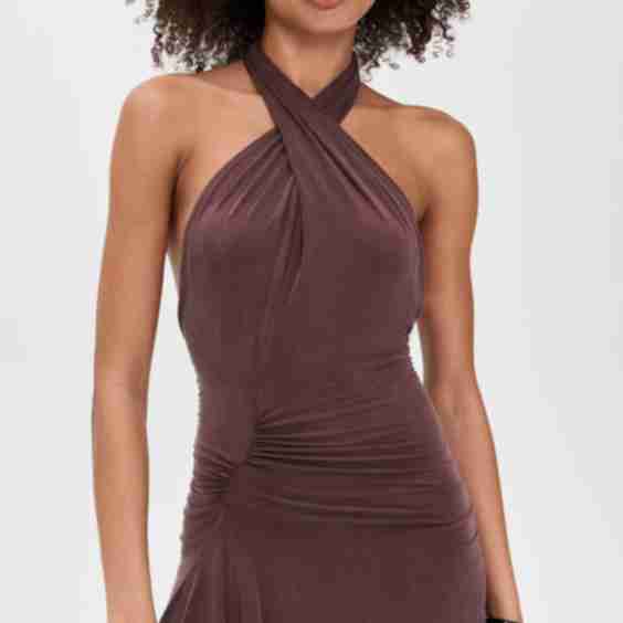 Kylie Halter Knot Dress