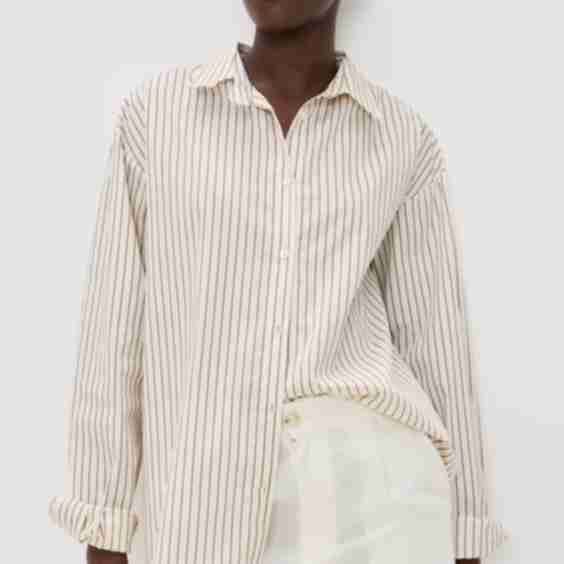 Stripe Oversized Blouse
