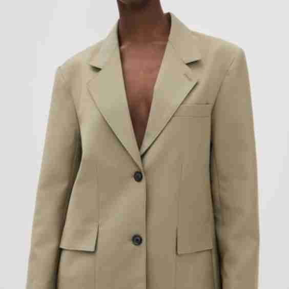 Structured Sheer Cuff Blazer