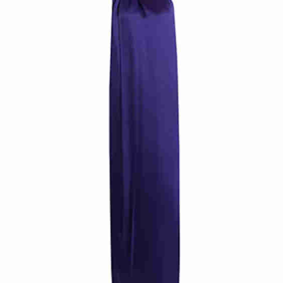 Scarf Satin Gown