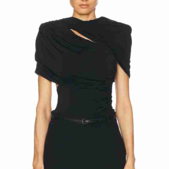 Draped Cape Top