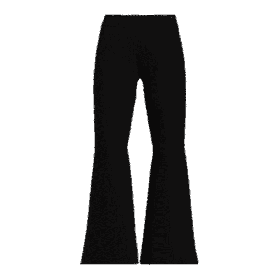 Flared Knit Trousers