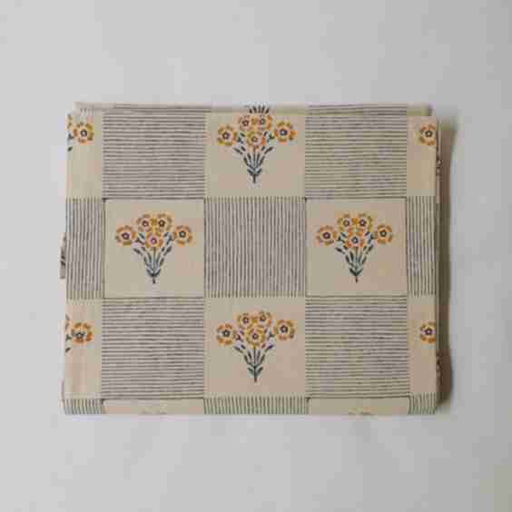 Shreya Block-Printed Cotton Tablecloth