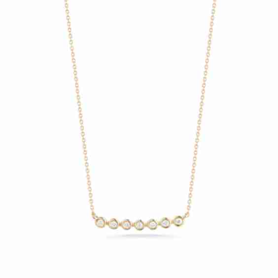 Lulu Jack Bezel Bar Necklace