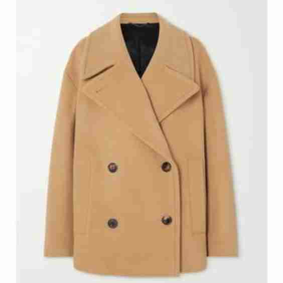 Ramson Oversized Double-Breasted Wool-Blend Coat