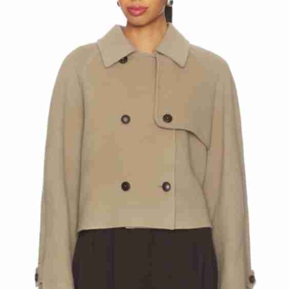 Cropped Trench Coat