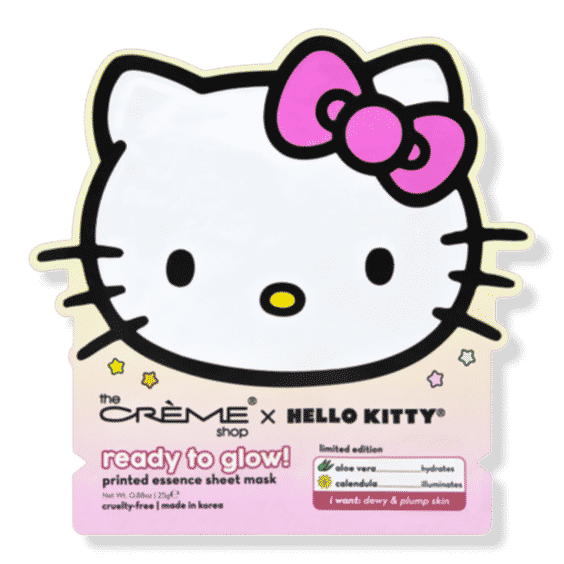 Hello Kitty Ready To Glow! Printed Essence Sheet Mask