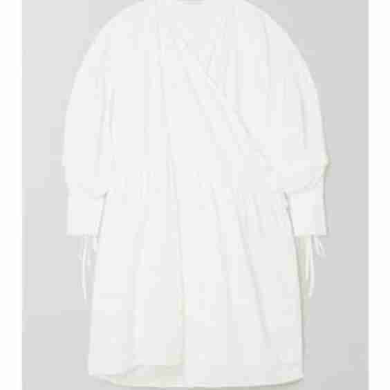 Edition Amalie Oversized Recycled Faille Wrap Dress