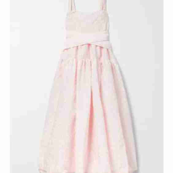 Johanna Cutout Cloqué Midi Dress