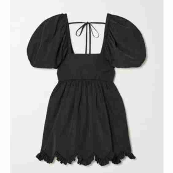Edition Vega Ruffled Recycled Faille Blouse