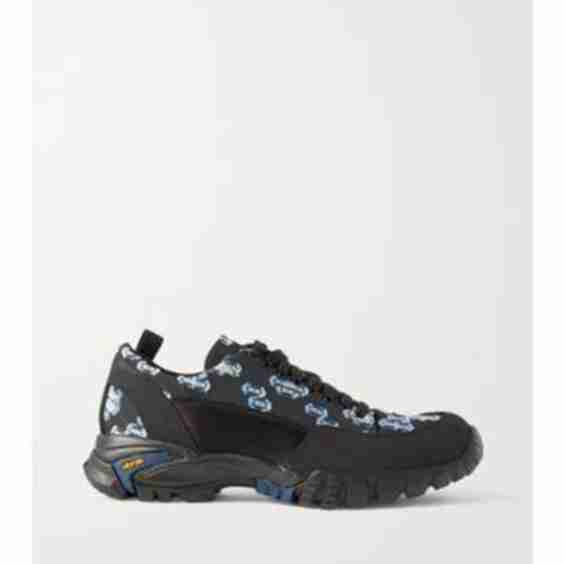 Max Satin And Canvas-Trimmed Fil Coupé Shell Sneakers