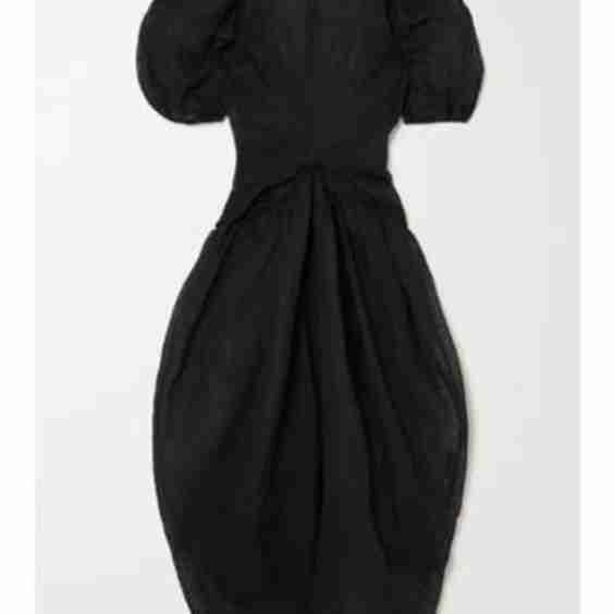 Juniper Twist-Front Point D'esprit Cotton-Tulle Midi Dress