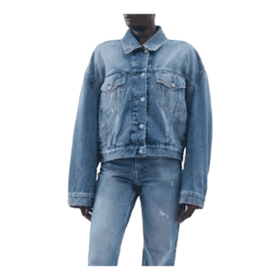 Morris Cropped Denim Jacket