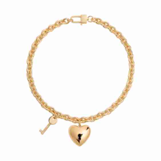 Heart Lock and Key Necklace