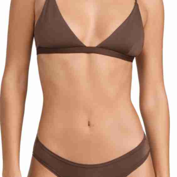 Stripe & Stare x Camille Charriere String Bra And Knicker Set