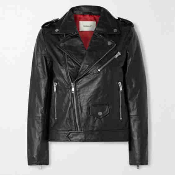 Net Sustain River Leather Biker Jacket