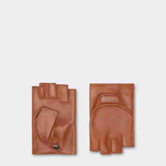Fingerless Gloves In Nappa Leather