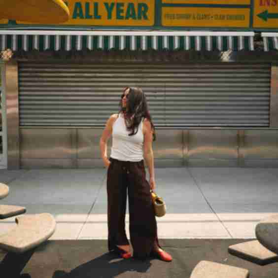 The Tommy Linen Slit Pant