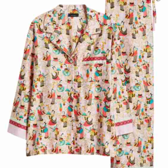Tea Garden Cotton Pajamas