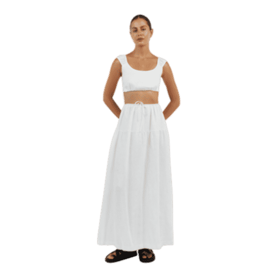 Abby Linen Maxi Skirt