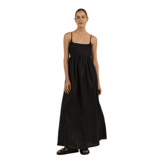 Sunny Linen Midi Dress