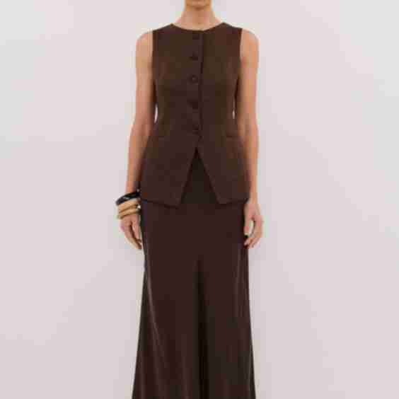 Alessia Linen Vest