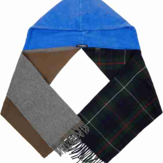 Deconstructed Hoodie Scarf