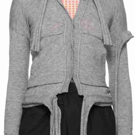 Strappy Knit Cardigan