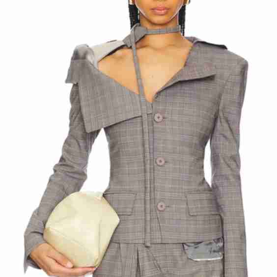 Off-Shoulder Blazer