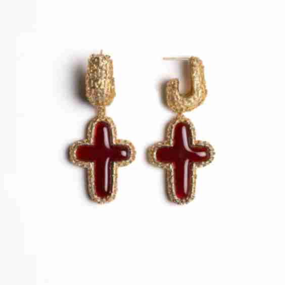 Carmine Earrings
