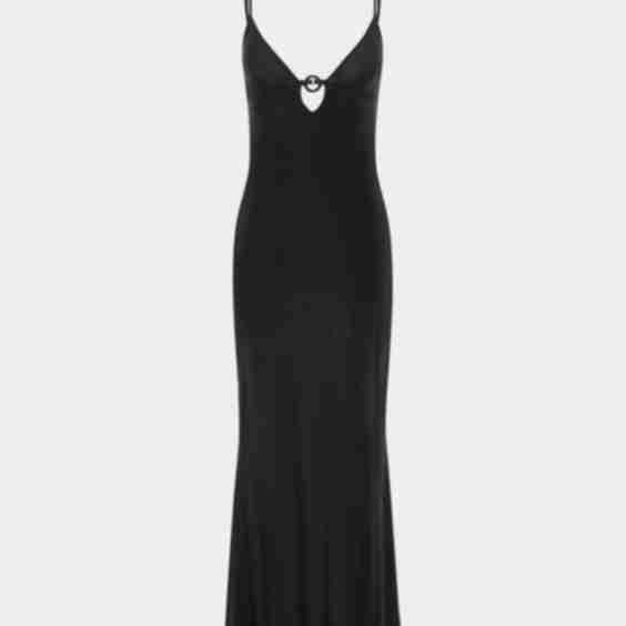 Cindy Mesh Ring Maxi Dress
