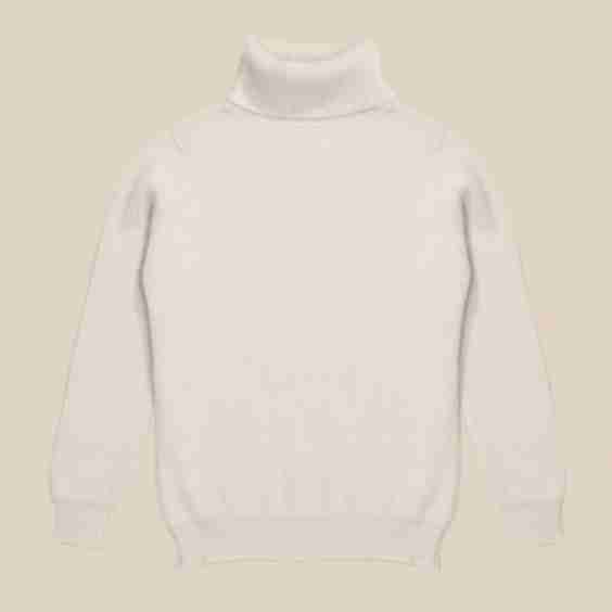 Cashmere Ribbed Submariner Rollneck Sweater