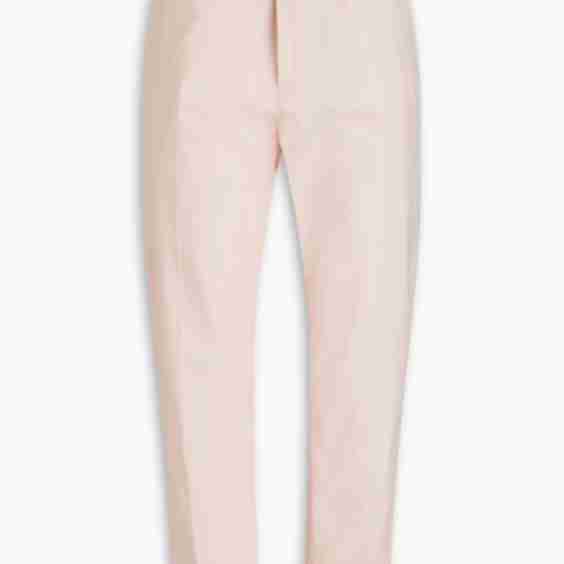 Owen Belted Cotton-Poplin Suit Pants