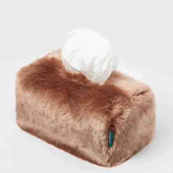 Eco Fur Tissue Cover Rose