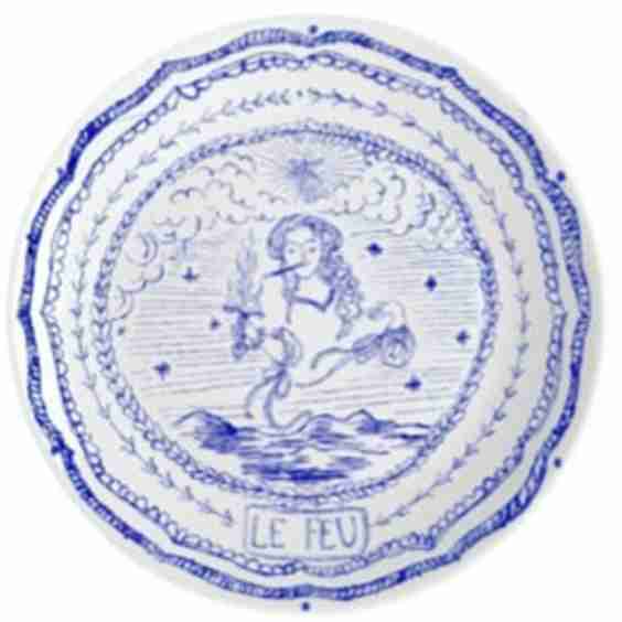 Element "Le Feu" Plate