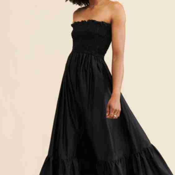 Cosmo Strapless Smocked Dress