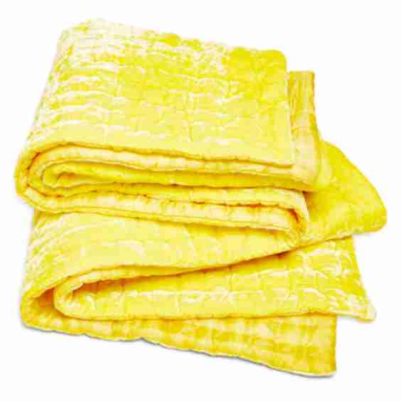 Luminous Velvet Throw