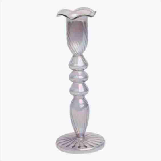 Tulip Glass Candlestick