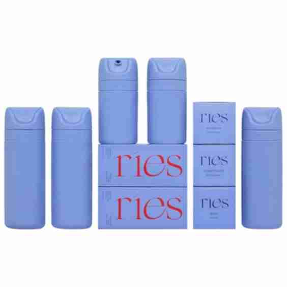 The Essential Refillable Travel Container Set - Blue