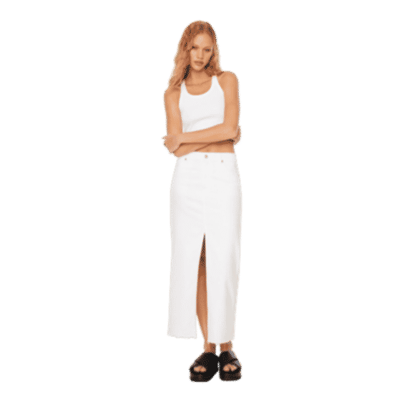 Denim Maxi Skirt