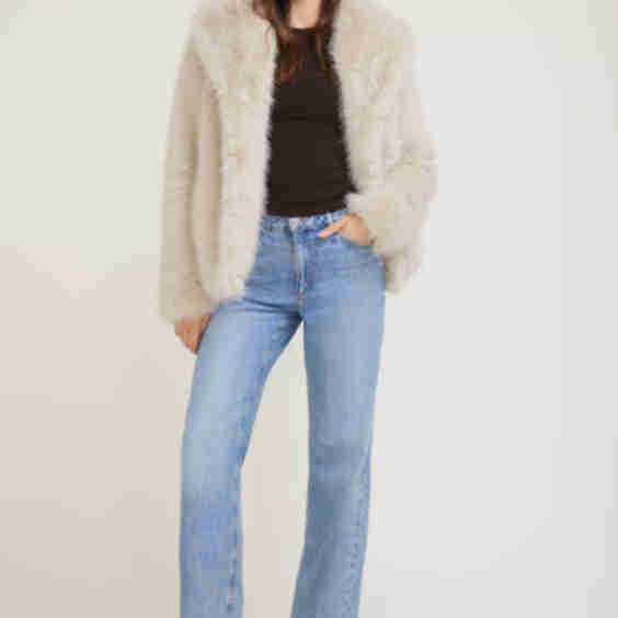 Shawl Collar Midi Jacket