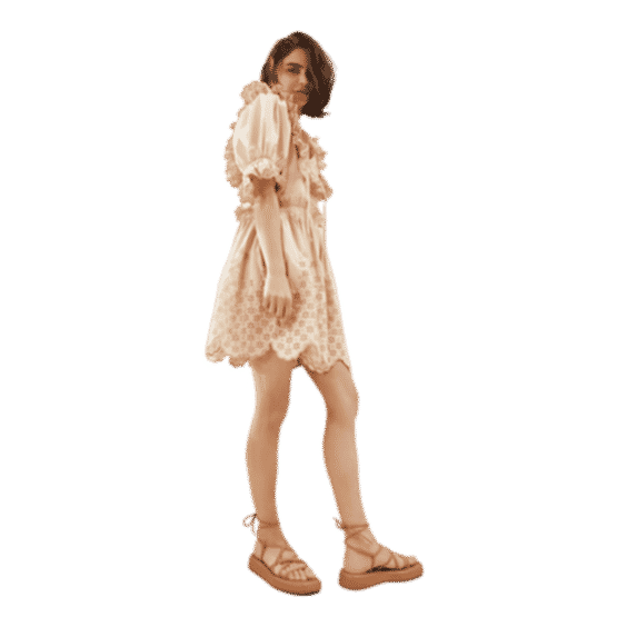 Delroy Mini Eyelet Dress
