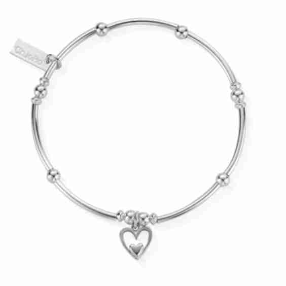 Mini Noodle Ball Heart In Heart Bracelet