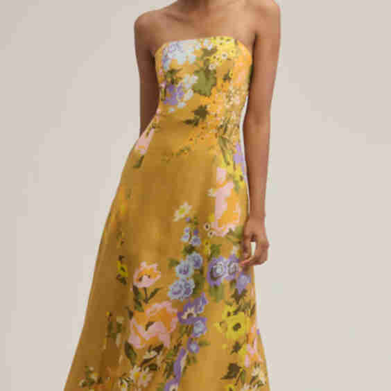 Phillipa Linen Midi Dress