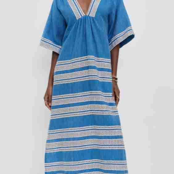 Edna V Neck Dress