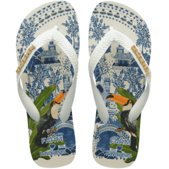 Farm Rio Top Flip Flops