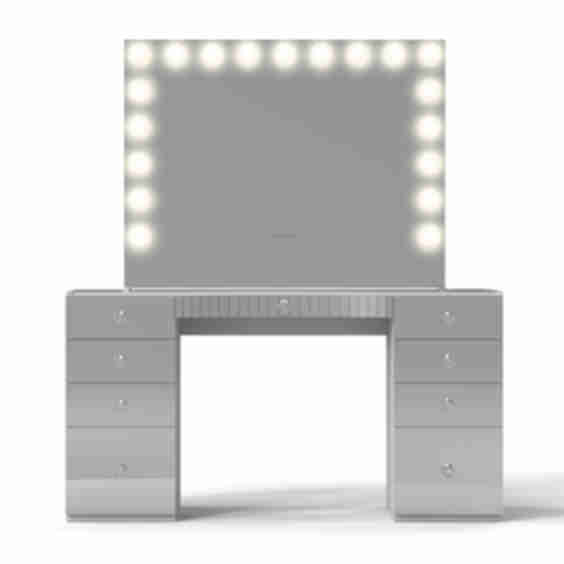 Riki Hollywood Mirror & Power Vanity Bundle