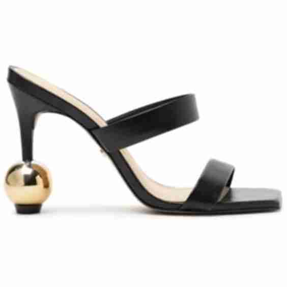 Gianna High Geometric Slip On Sandals