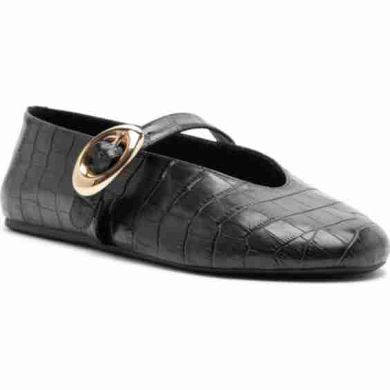 Erica Croc Embossed Ballet Flat (Women)
